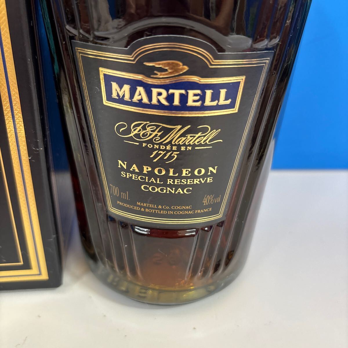 1.【未開栓?保管品】 MARTELL NAPOLEON SPECIAL RESERVE コニャック 1715 700ml ナポレオン マーテル