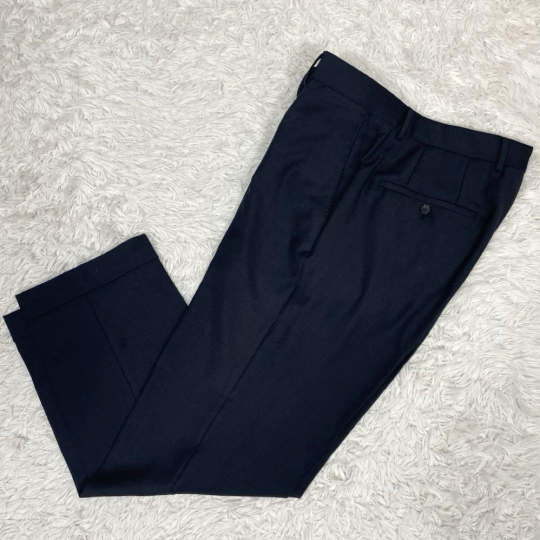 【極美品 現(xiàn)行タグ XXL】HUGO BOSS ヒューゴボス スーツ セットアップ ストレッチ 里地ロゴ総柄 グレー ビジネス テーラードジャケット 52