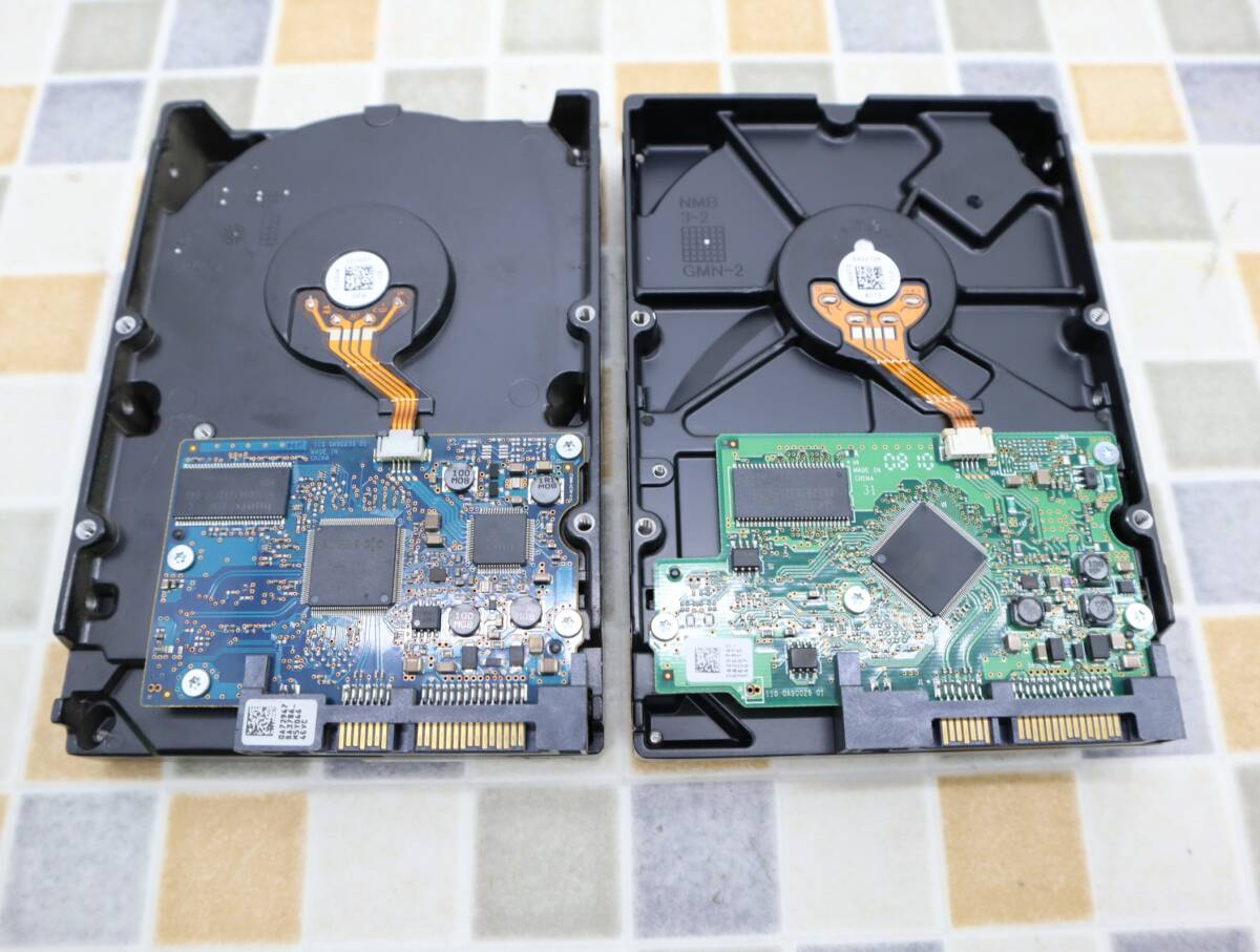 ∨ 2枚｜3.5インチ 內(nèi)蔵ハードディスク｜HITACHI 日立 HDP725050GLA360 HDS721010CLA332 SATA｜エラー ジャンク 500GB 1TB■O2194