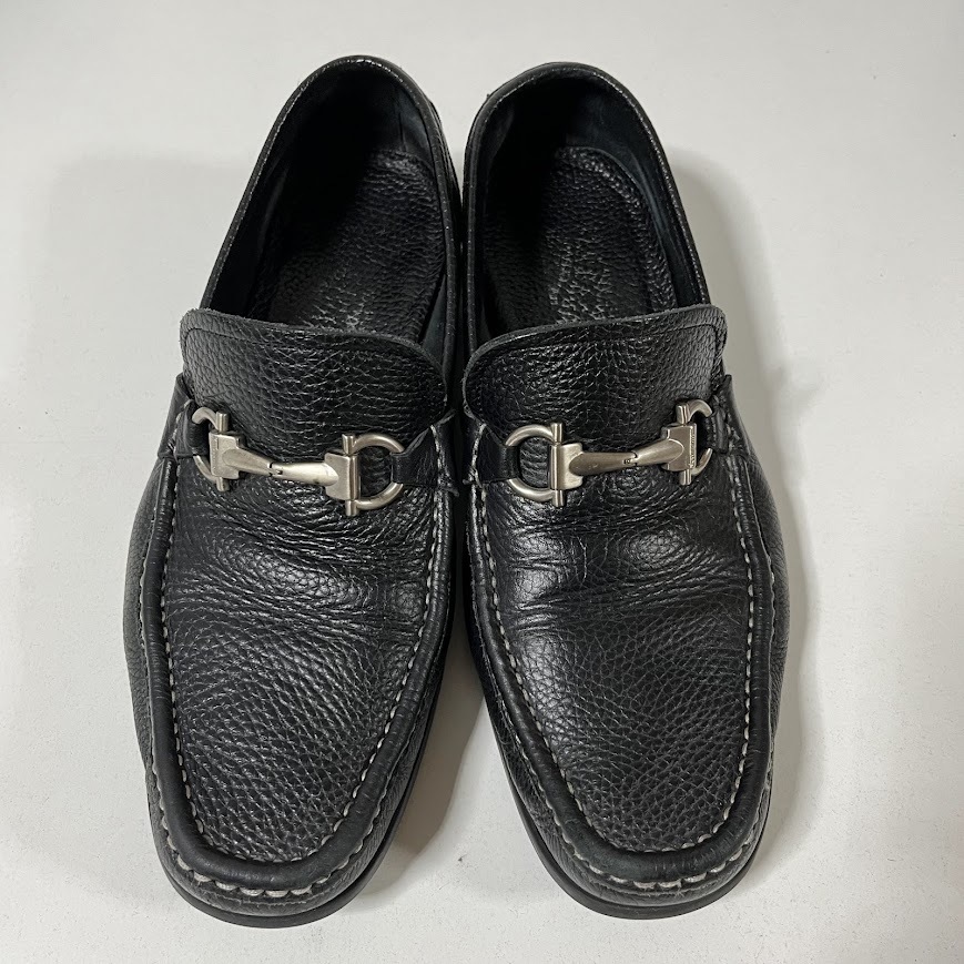 ★Salvatore Ferragamo★　 サルヴァトーレフェラガモ 　本革 　ガンチーニ　 ローファー 　革靴 　7EEE　 メンズ