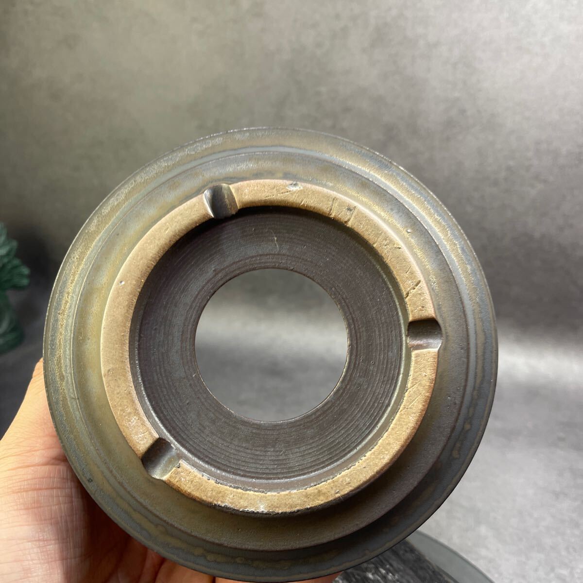 ご971 HAND Made 5.5號(hào)　植木鉢 陶器検（アガベ パキプス 姫巌竜 帝釈天 黒火焔 factory SRL カタチ制作所 グラキリス 塊根植物 亀甲竜