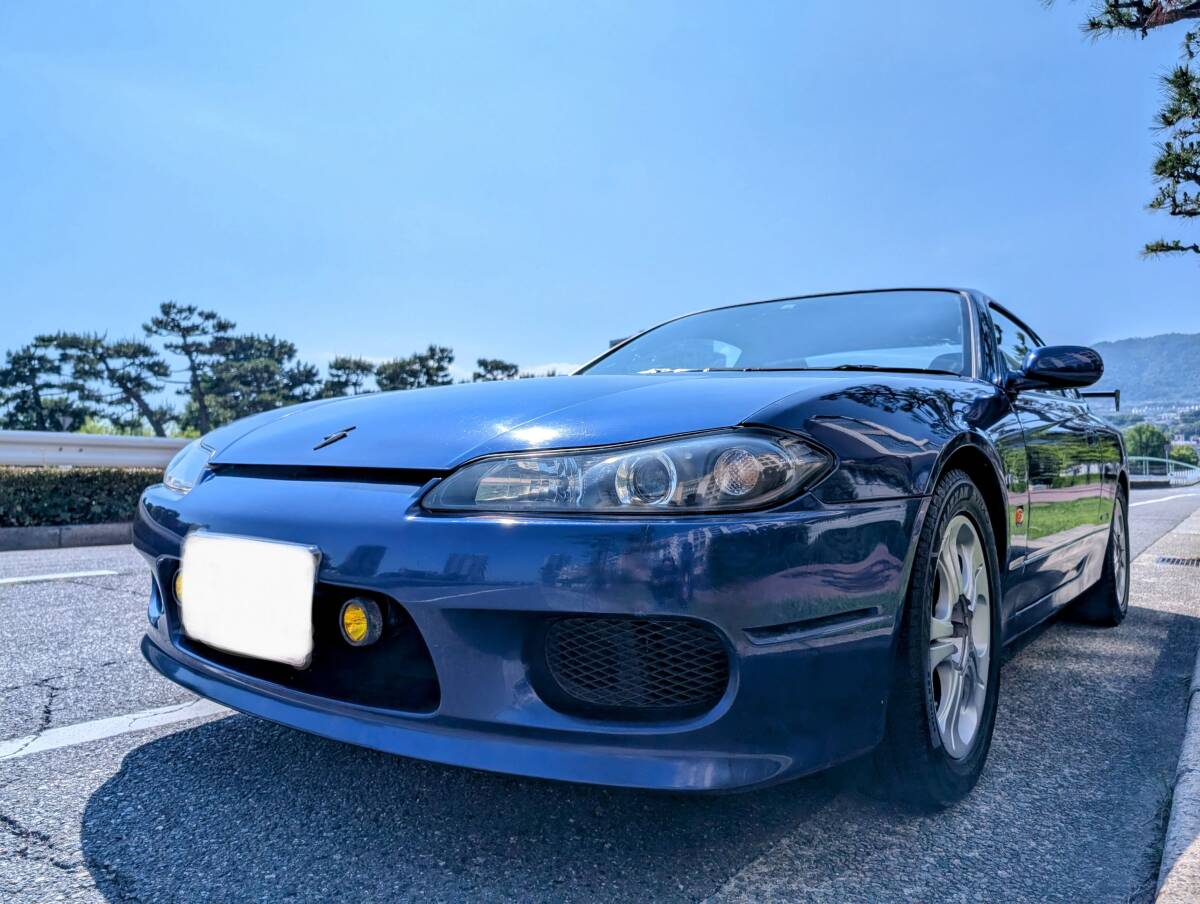 【名車】S15 平成14年 シルビア スペックR Vパッケージ★6速MT★柿本改マフラー★エンドレスブレーキキャリパー★DOHC16バルブICターボ
