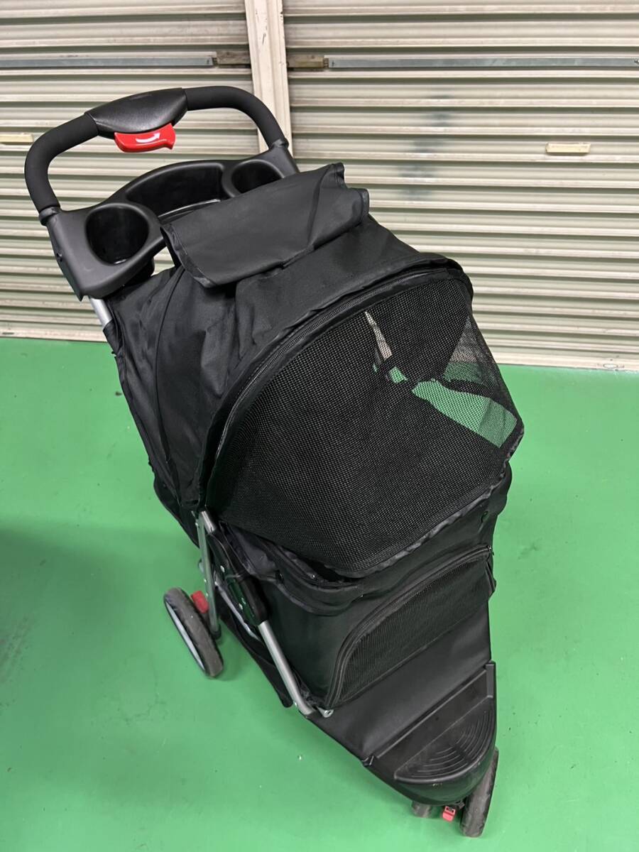 ペットカート　小型犬中型犬用　ペットバギー　三輪ベビーカー