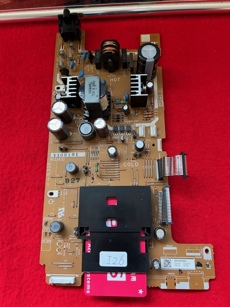 動作品　SHARP シャープ レコーダー BD-HDS43 電源ボード　B-CASカード付　(I26)