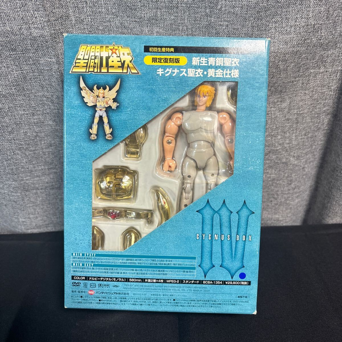 nnoo 圣闘士星矢 圣闘士圣衣大系 初回生産特典 限定復刻版 新生青銅圣衣 キグナス圣衣 黃金仕様 キグナスクロス キグナス氷河