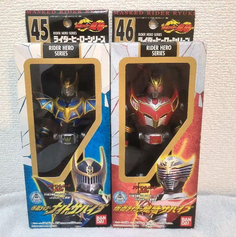 仮面ライダー龍騎/ソフビセット/ナイト/ゾルダ/王蛇/ライア/ブランク