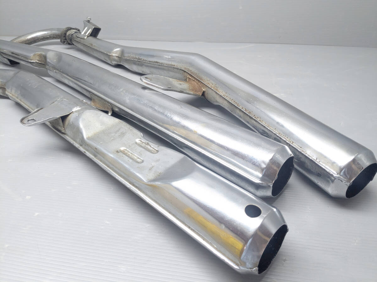 ☆カワサキ KH250/マッハ/250SS/S1 純正 マフラー 舊車 當(dāng)時(shí)物 2506BK89