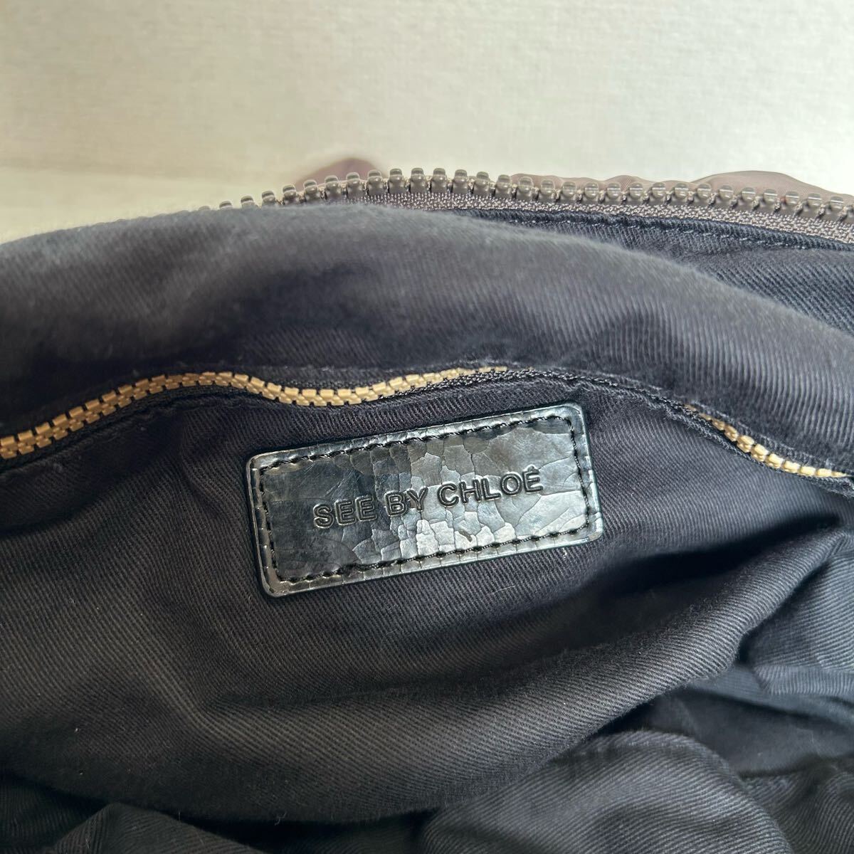 SEE BY CHLOE レディース トートバッグ マザーズバッグ ハンドバッグ ジョイライダー ナイロン 中綿 モコモコ 軽量 グレー ブランド 