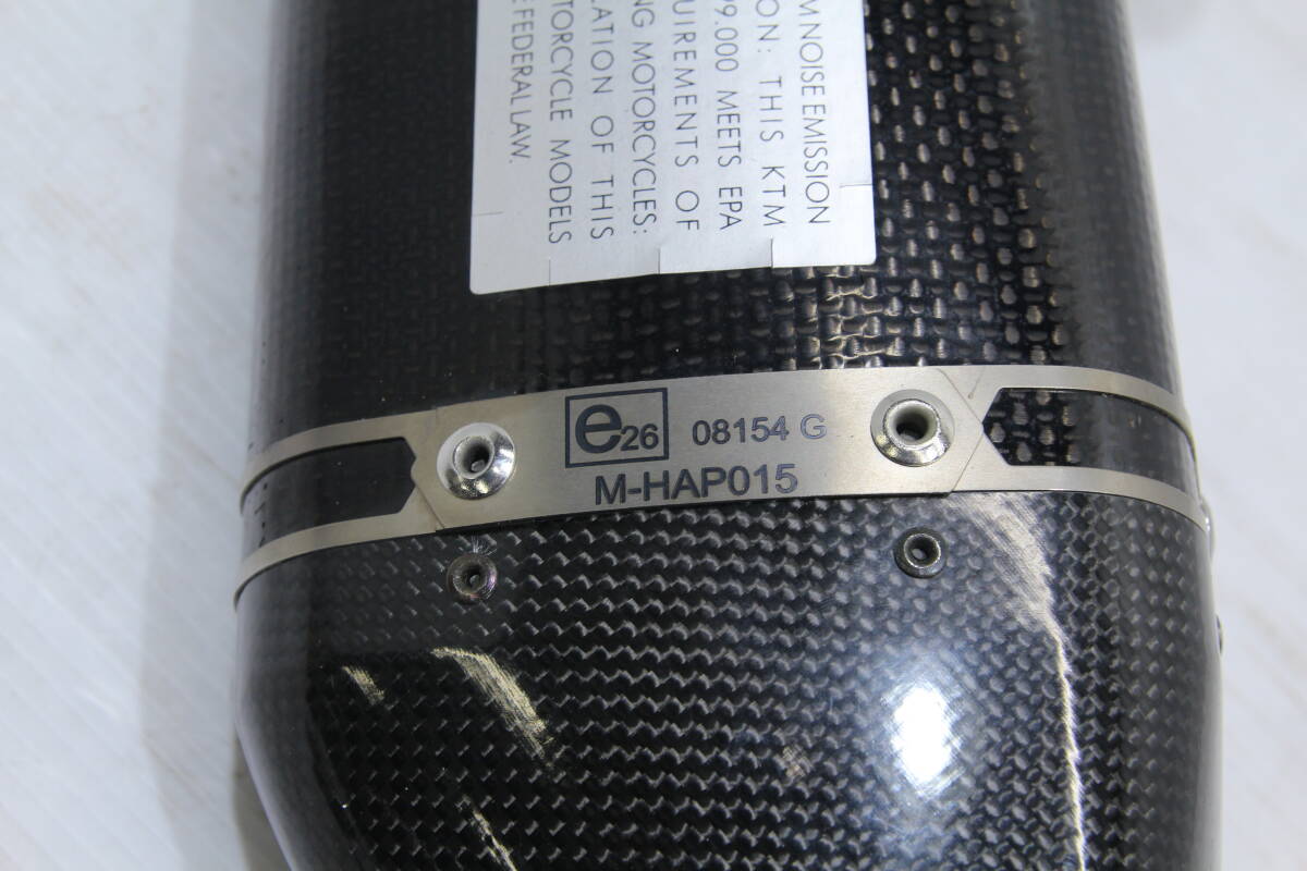  б/у KTM 390DUKE 17*~20* соглашение Akrapovic slip-on глушитель карбоновый 