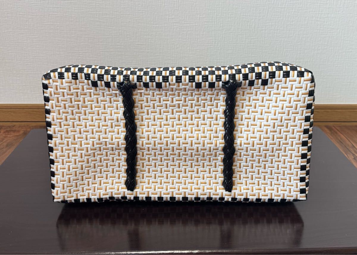 プラカゴ　メルカド　大容量　トートバッグ　ハンドメイド　パサールバッグ かごバッグ　XLサイズ