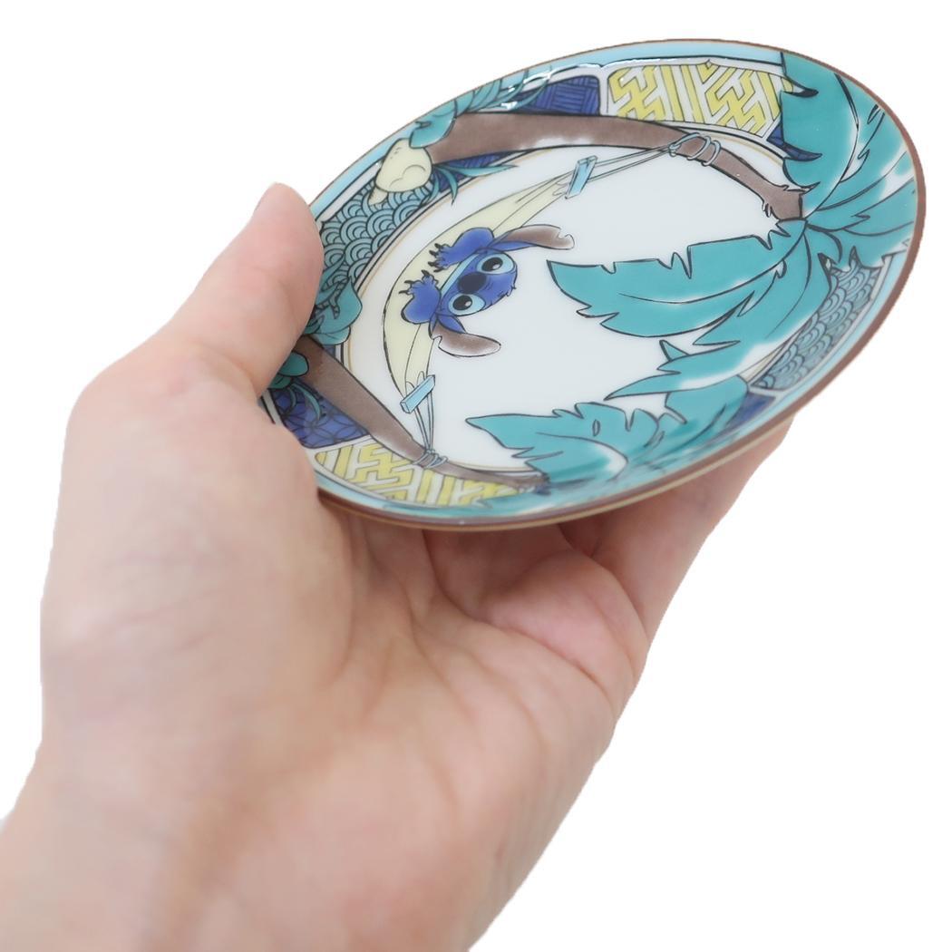 リロ&スティッチ 小皿 九谷焼豆皿 ディズニー 三郷陶器 おしゃれ ?油皿 和食器 キャラクター グッズ_画像2