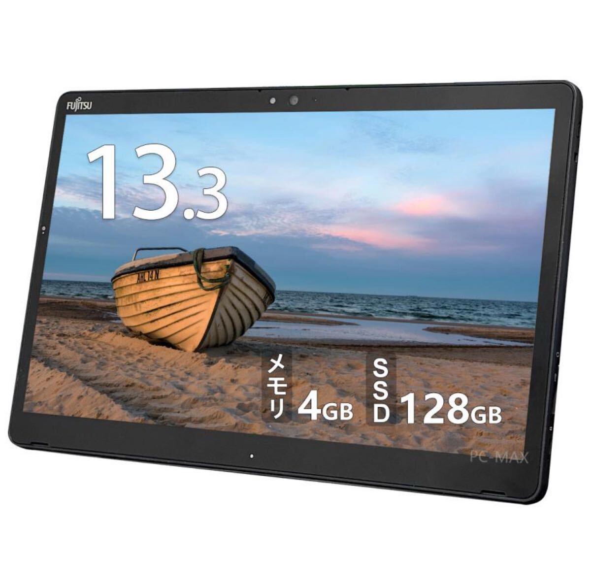 富士通 FMV Arrows Tab Q739 第8世代 Core i3 メモリ4GB SSD 128GB Office付き Webカメラ タッチパネル Windows11 タブレットPC タブレット