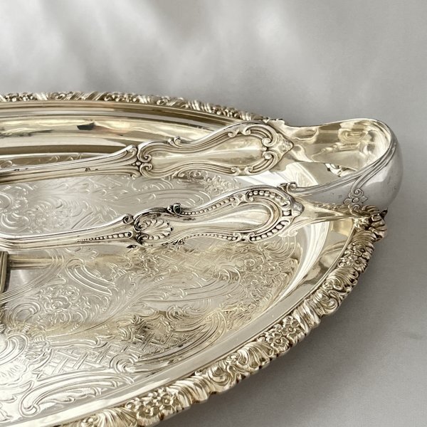 ELKINGTON & CO】 アスパラガストング【シルバープレート