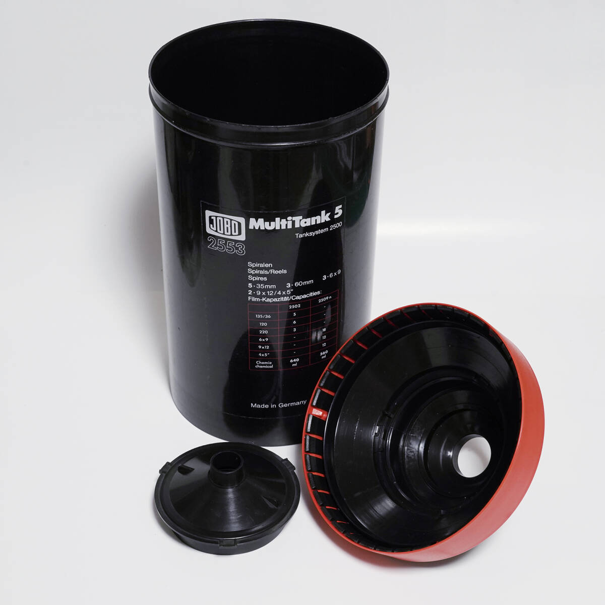JOBO MultiTank 5 2553 set. ジョボ現(xiàn)像タンク