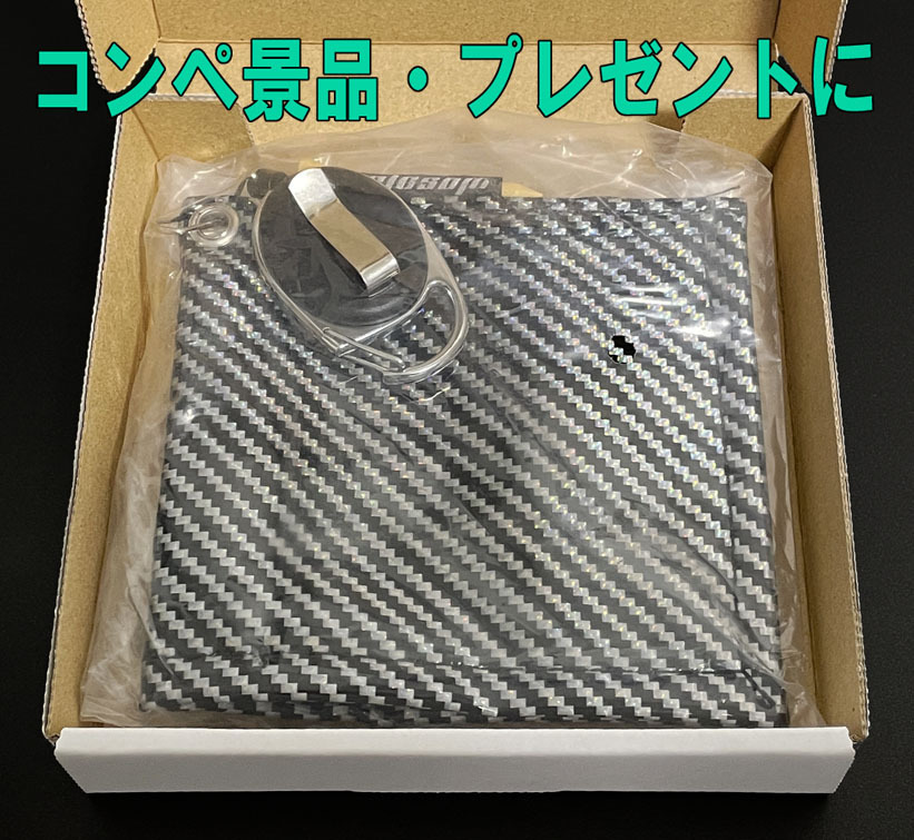 ゴルフボールクロス クラブクロス ピンオンリール付き ケース入 コンペ景品 ゴルフボールクリーナー ゴルフクラブ拭き 汚れ拭き