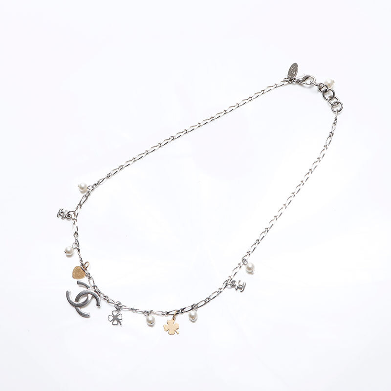 シャネル CHANEL ネックレス 2006年 06A ココマーク クローバー シルバー