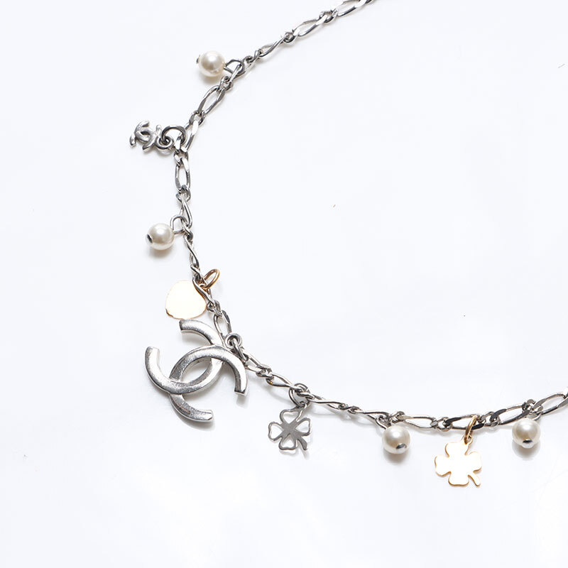 シャネル CHANEL ネックレス 2006年 06A ココマーク クローバー シルバー