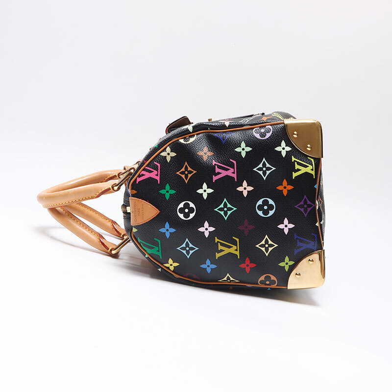 ルイ?ヴィトン LOUIS VUITTON ボストンバッグ 2007年制 マルチカラー M92642 村上隆 スピーディ30 ブラック