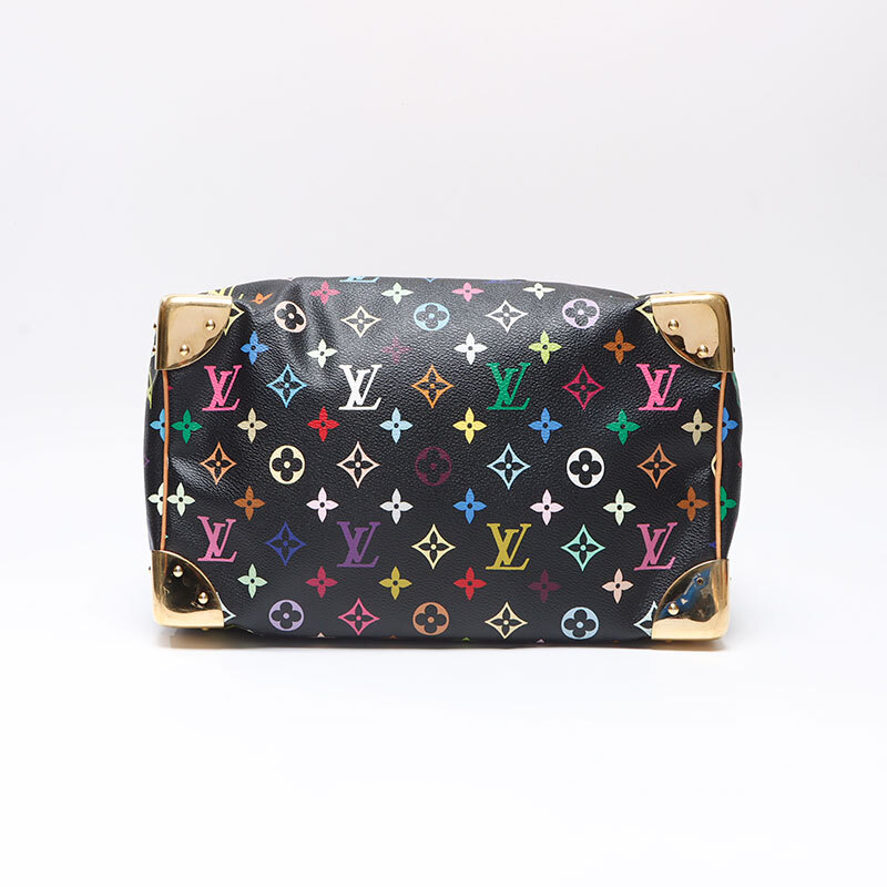 ルイ?ヴィトン LOUIS VUITTON ボストンバッグ 2007年制 マルチカラー M92642 村上隆 スピーディ30 ブラック