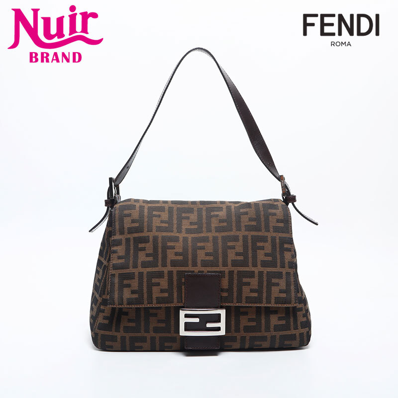 フェンディ FENDI ショルダーバッグ ズッカ マンマバケット ブラウン