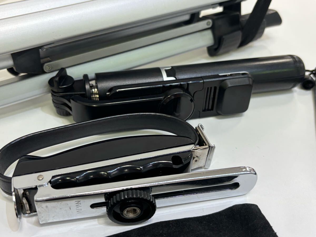 Kenko ケンコー ST-60 三腳 SLIK スリック MINI 三腳 ハンドグリップ セルフィースティック など おまとめ ５點(diǎn)セット