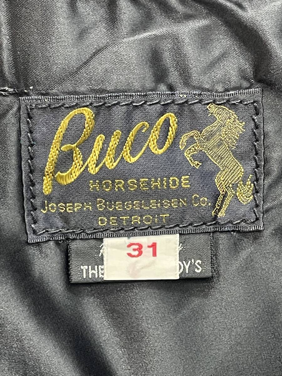 未使用品 31 THE REAL McCOY'S BUCO RPW-829011 030 リアルマッコイズ ブコ マスタングハイド レザーパンツ ホースハイド 馬革