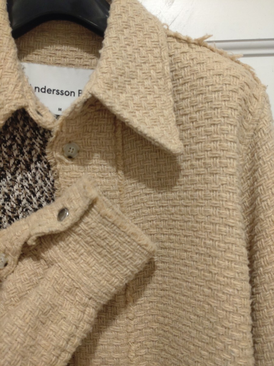 送料込★稀少★定価4.4万円【Andersson Bell パッチワーク長袖シャツ】M★トップス★ブルゾン★ジャケット★アウター_画像3