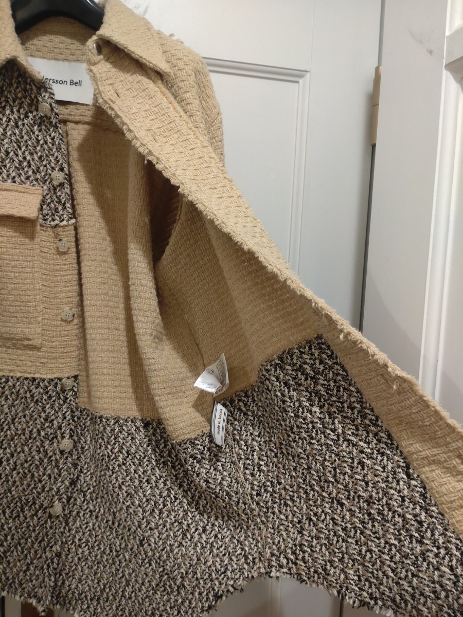 送料込★稀少★定価4.4万円【Andersson Bell パッチワーク長袖シャツ】M★トップス★ブルゾン★ジャケット★アウター_画像6