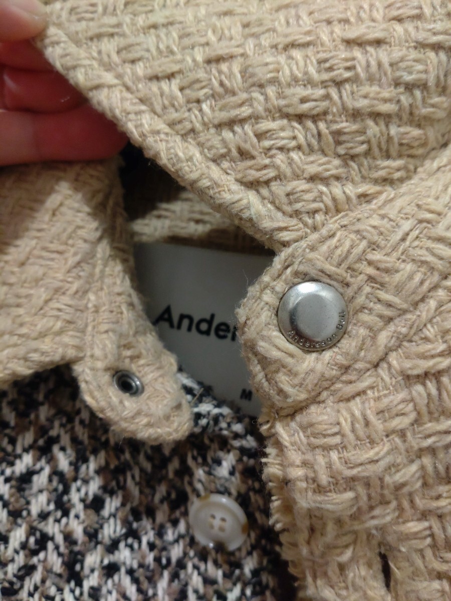 送料込★稀少★定価4.4万円【Andersson Bell パッチワーク長袖シャツ】M★トップス★ブルゾン★ジャケット★アウター_画像10