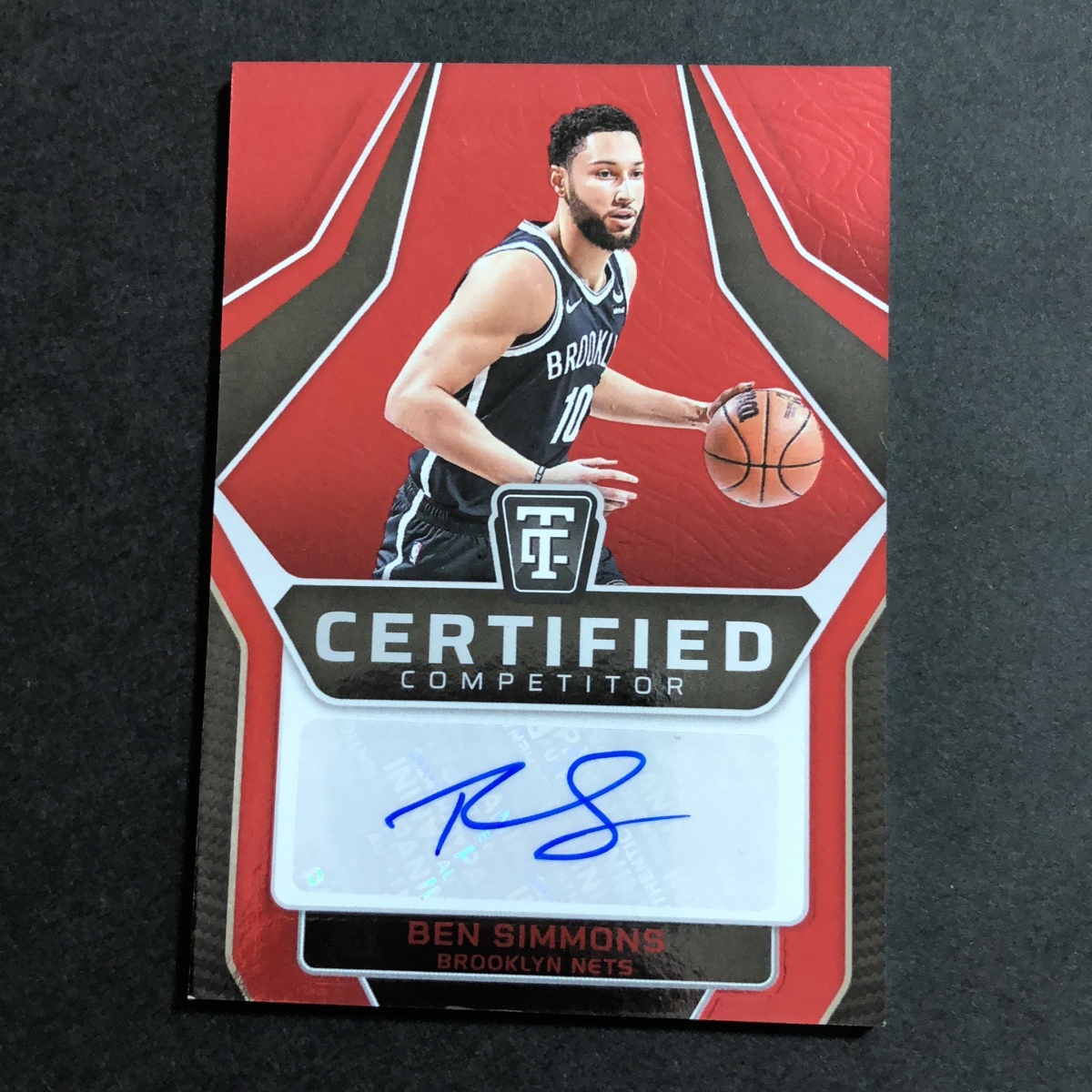 Ben Simmons ベン?シモンズ Panini Certified 2024-2025 /75枚限定 Autograph Auto サイン 直筆 ネッツ Nets