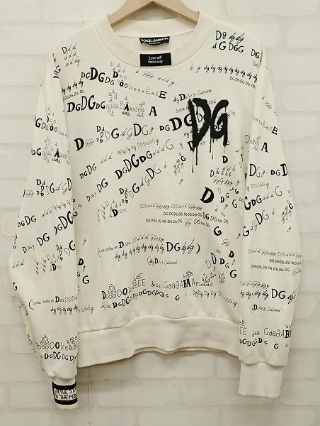 9T3282/DOLCE&GABBANA 総柄スウェット ドルチェ&ガッバーナ