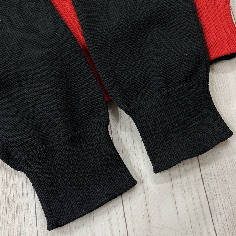 COMME des GARCONS SHIRT/コムデギャルソンシャツ/パネル切り替えニットカーディガン/新品タグ付き/シェルボタン