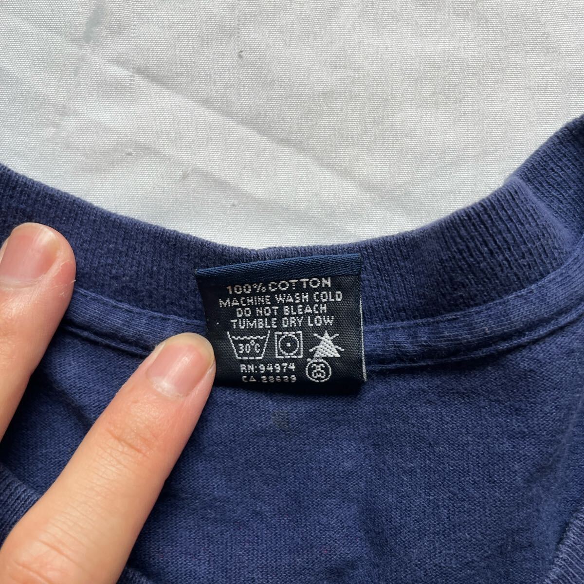 90s old stussy tシャツ オールドステューシー　紺タグ　USA制　ハート
