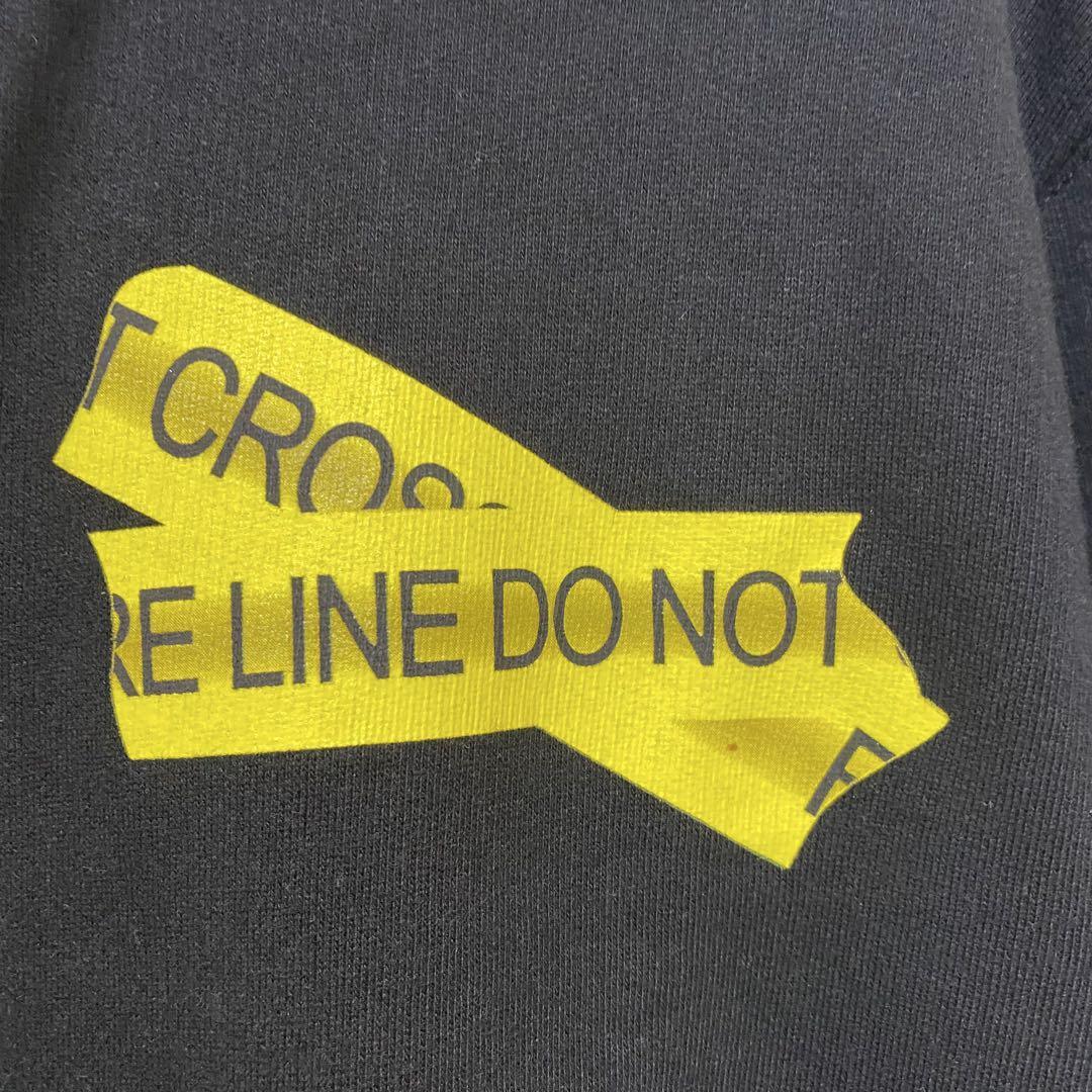 OFF-WHITE クロスアローパーカー ブラック/イエロー 極美品 XS/M相当】オフホワイト OFF-WHITE クロスアロー