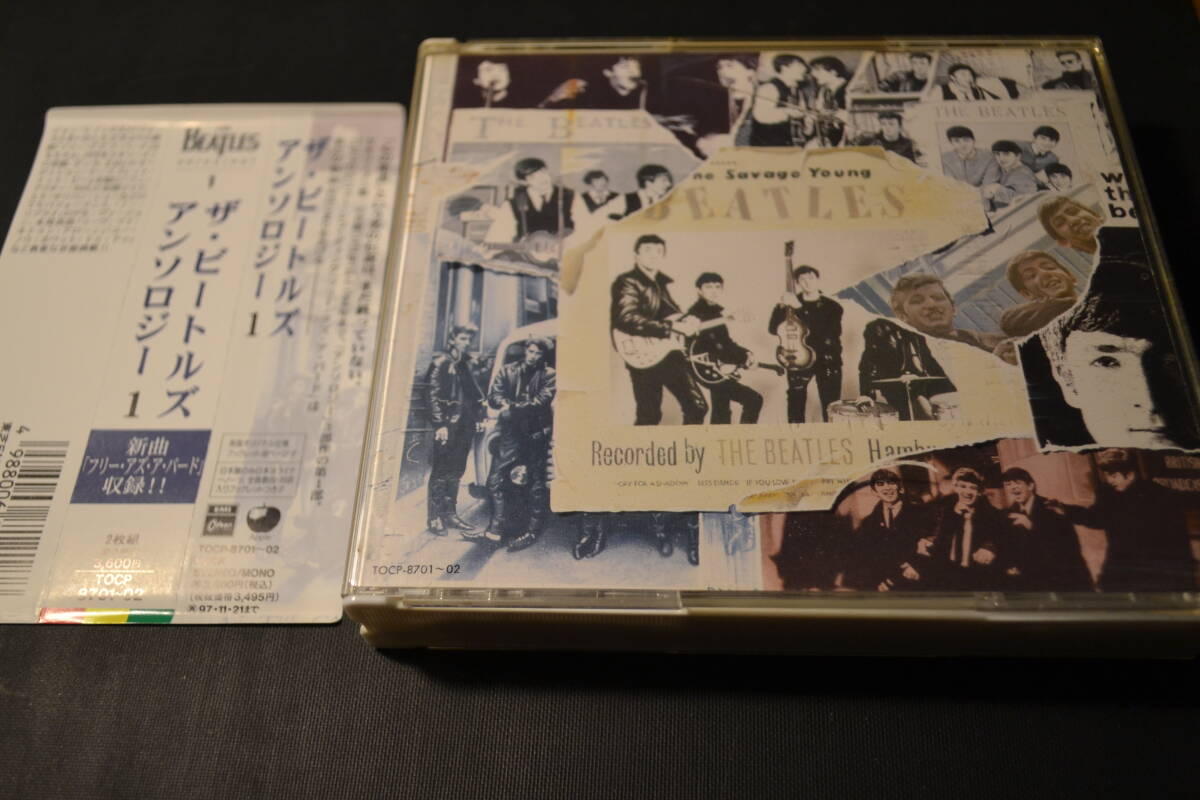 CD BEATLES Anthology с поясом оби записано в Японии 2CD