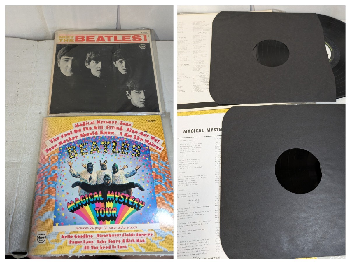 THE BEATLES レコードセット ザ・ビートルズ ポスター レコード THE BEATLES レコードセット ザ・ビートルズ ポスター レコード