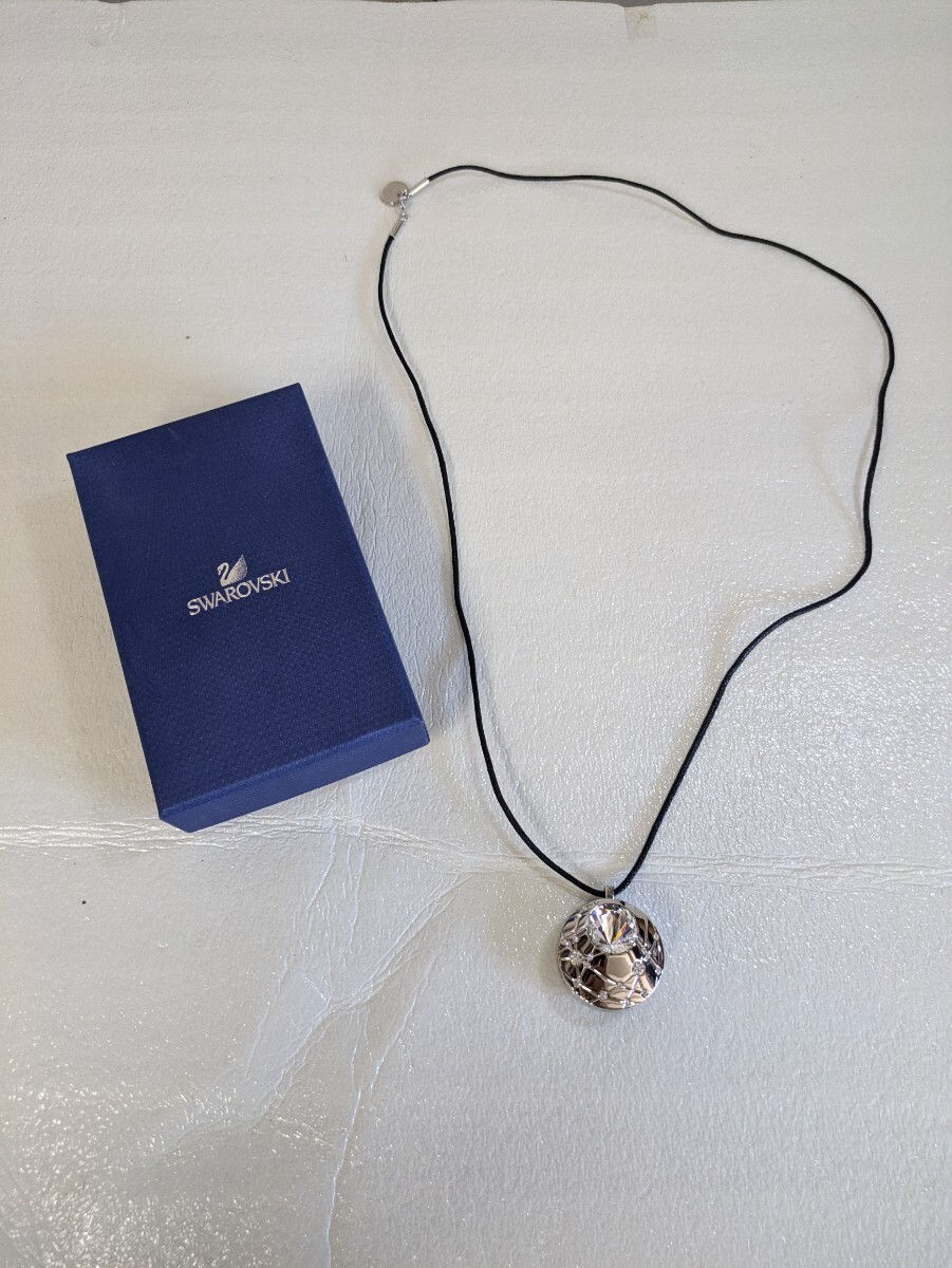 【S-23】SWAROVSKI スワロフスキー グリッター ネックレス アクセサリー ペンダント
