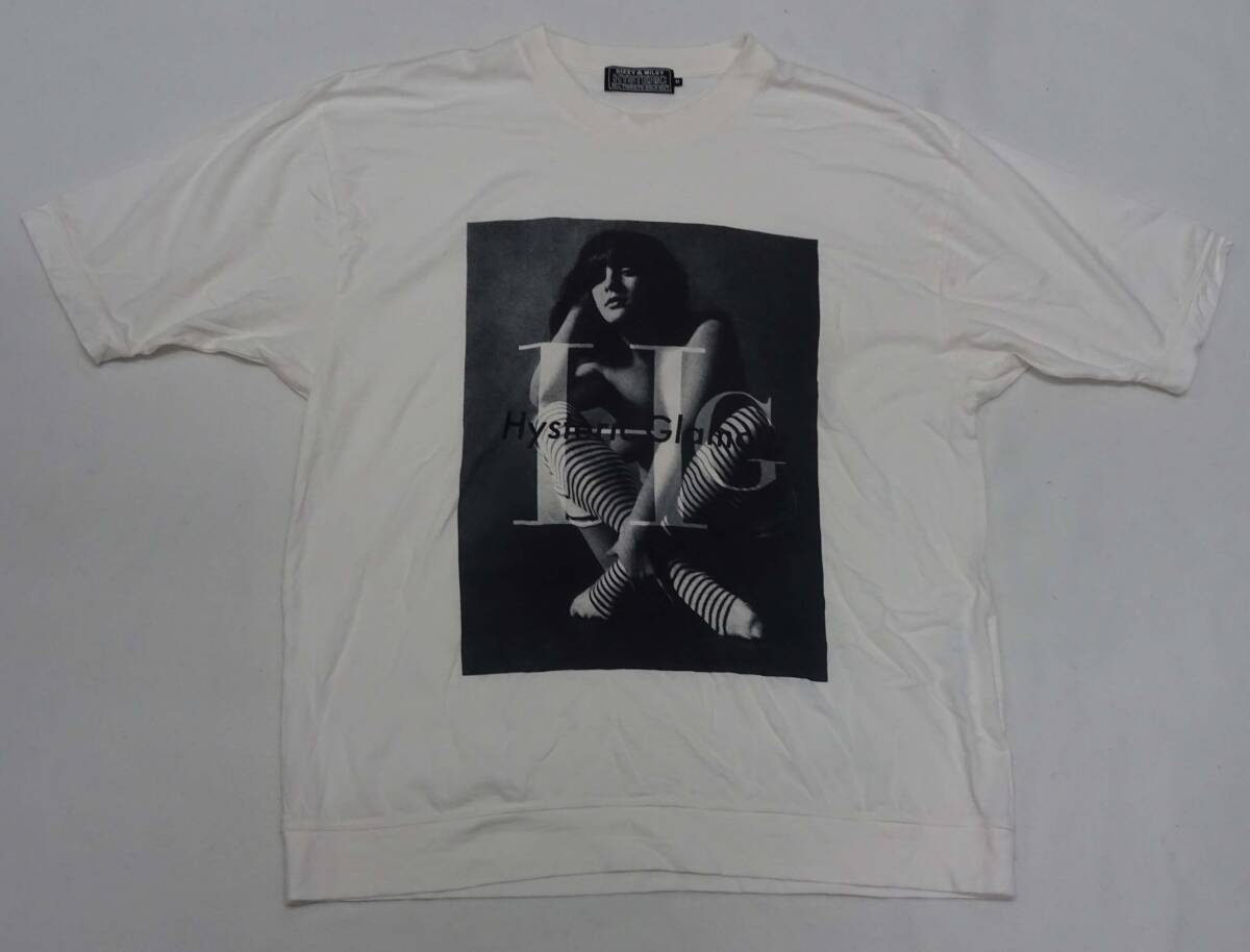 HYSTERIC GLAMOUR ヒステリックグラマー 半袖Teeシャツ 白色 SizeM