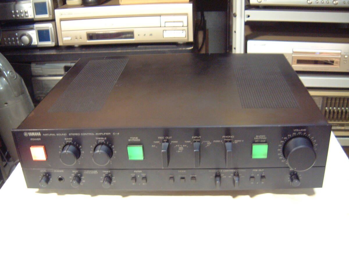 ◆YAMAHA コントロールアンプ C-4 動(dòng)作品?。　? bimg=