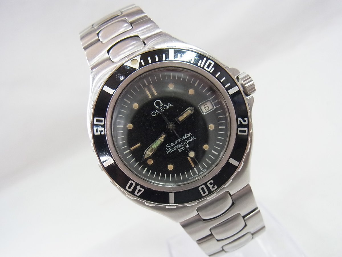 1円～【稼働】オメガ OMEGA シーマスター プロフェッショナル 200M 396.1062 Cal.255.461(ETA スポーツウォッチ メンズ 腕時計 クオーツ 3