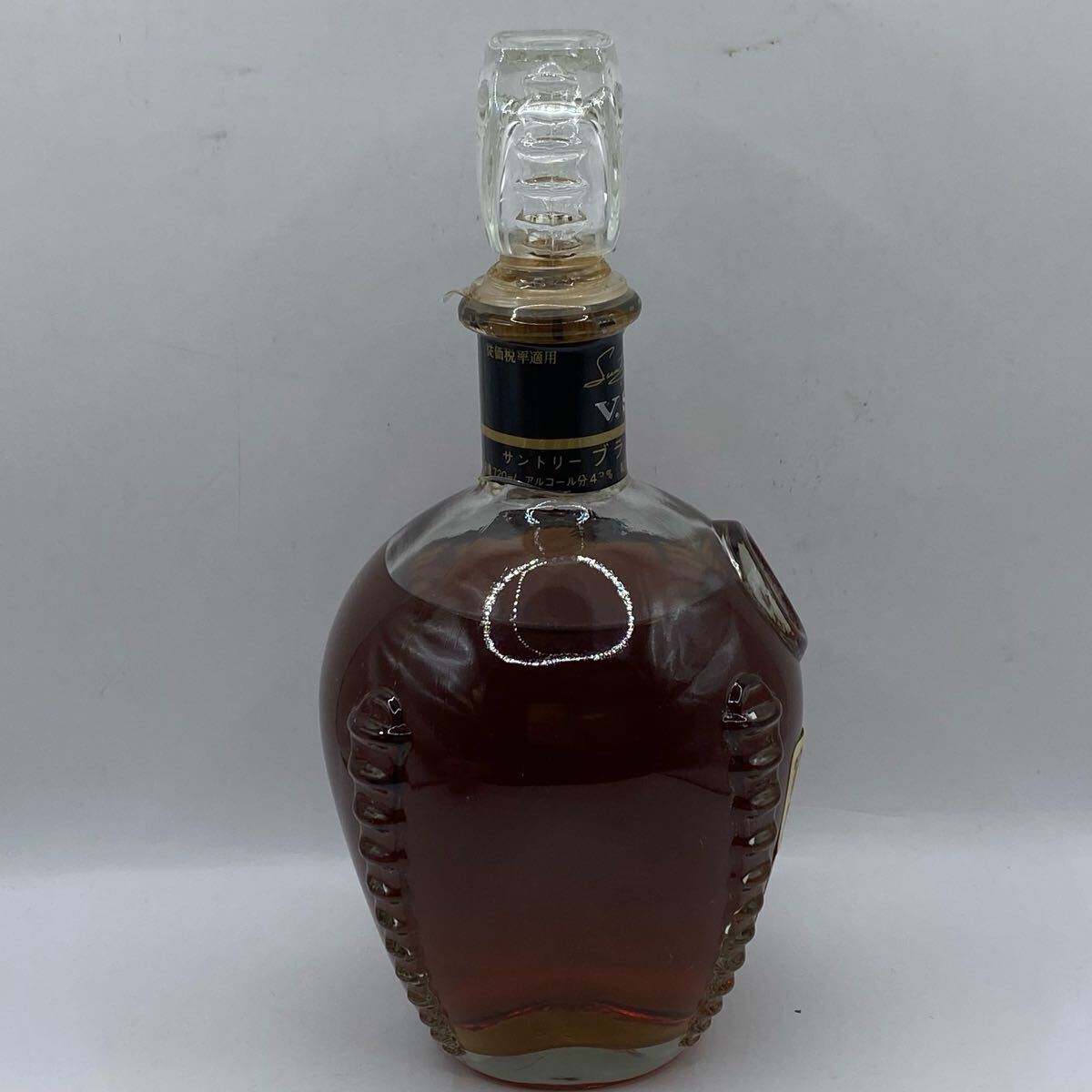 M0607708B サントリー ブランデー特級(jí) V.S.O.P SUNTORY 720ml 43% BRANDY 古酒 ヴィンテージ 當(dāng)時(shí)物 中古品 現(xiàn)狀品