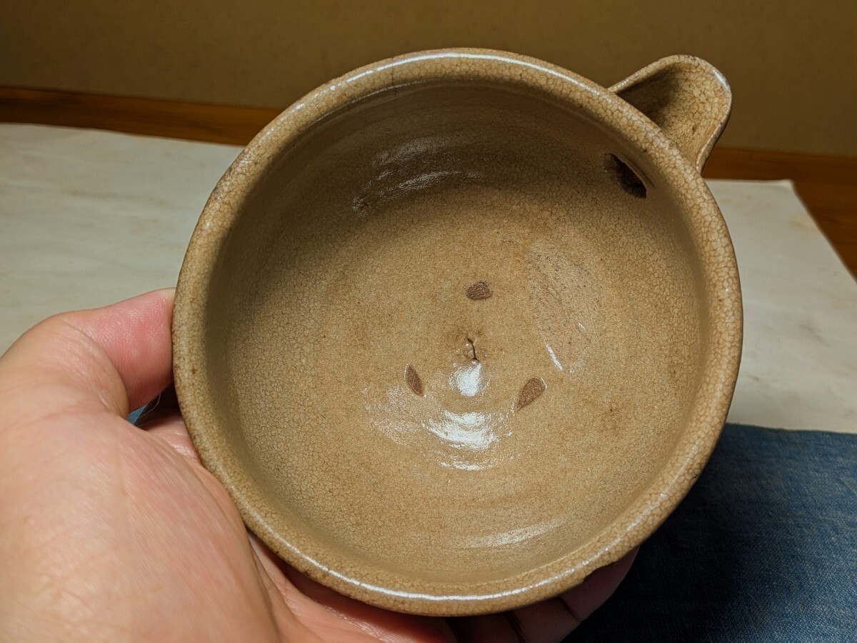 【哲】【特別出品】手酌サイズの古唐津片口（伝世?桃山時(shí)代）