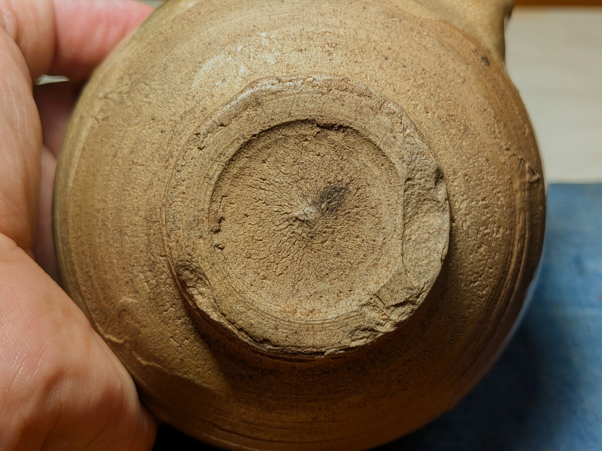【哲】【特別出品】手酌サイズの古唐津片口（伝世?桃山時(shí)代）