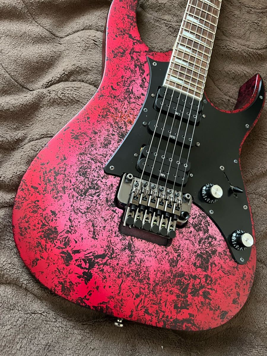 【調整済】IBanez RG450DX エレキギター アイバニーズ 塗装品 調整済】IBanez RG450DX エレキギター アイバニーズ 塗装品