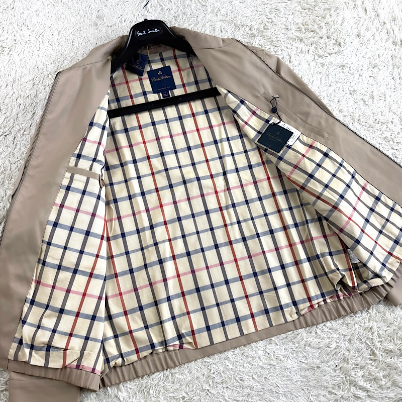 定価13萬(wàn)未使用級(jí)BROOKS BROTHERS付屬品?ジップアップトラックジャケット シングルライダースL~Mキャメルベージュ ブルックスブラザーズ