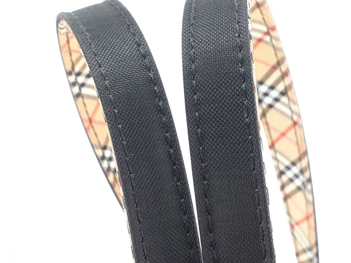 バーバリーズ トートバッグ Burberry’s ブラックｘマルチチェック ◆3105/高林店 ＫT