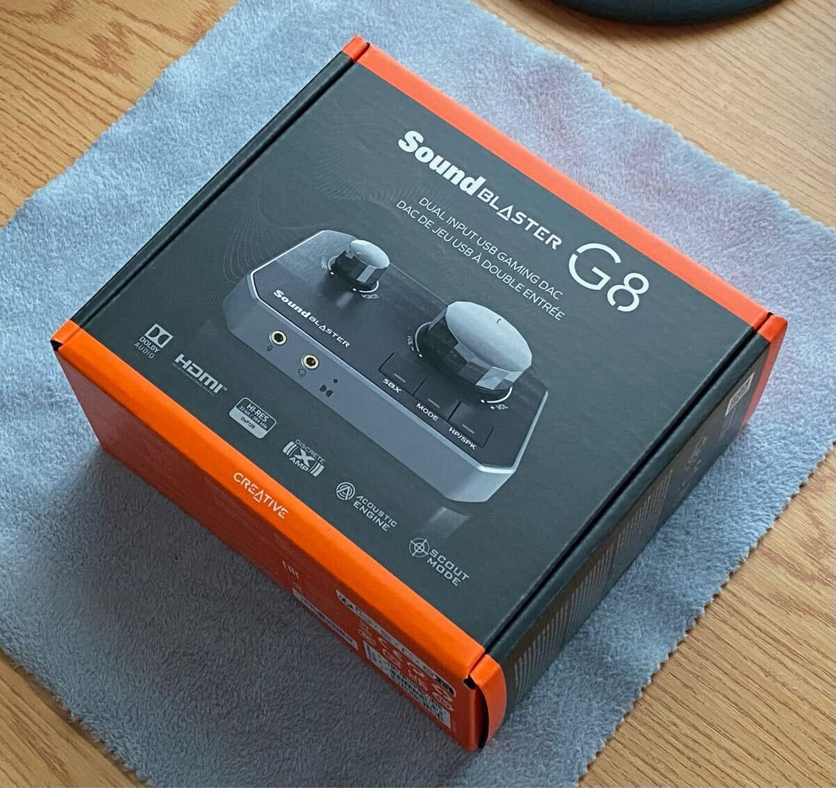 [ новый товар нераспечатанный ]Sound Blaster G8ge-mingDAC