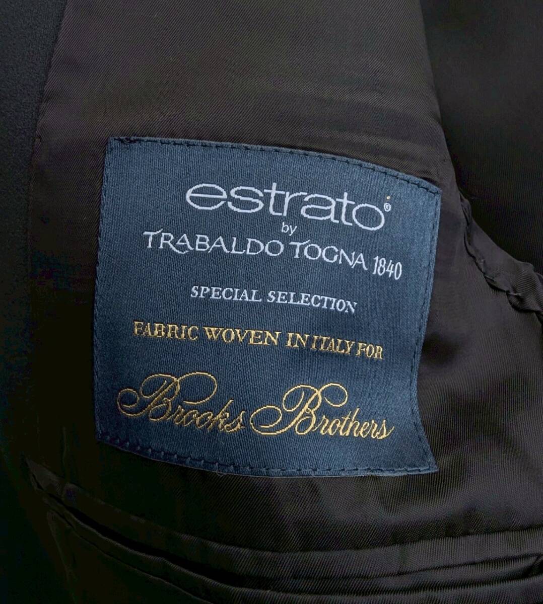 ★米国製★ ブルックスブラザーズ リージェント イタリア 高級生地 トラバルド・トーニャ ウール 1B ジャケット 39R Lサイズ相当_画像6