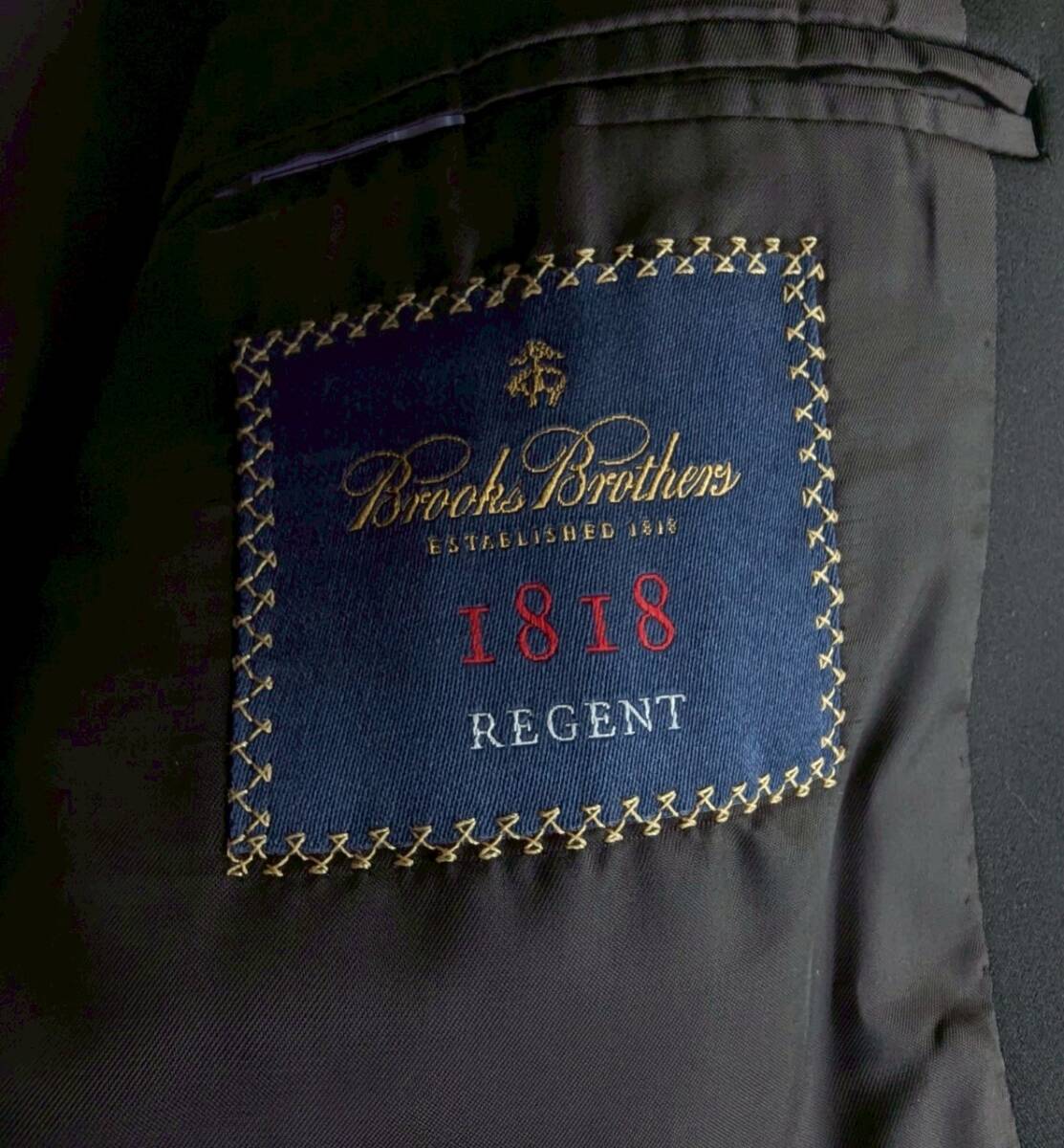 ★米国製★ ブルックスブラザーズ リージェント イタリア 高級生地 トラバルド・トーニャ ウール 1B ジャケット 39R Lサイズ相当_画像5