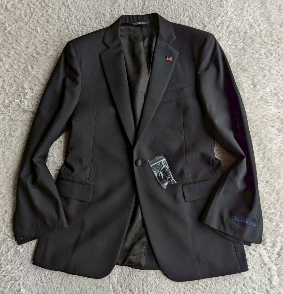 ★米国製★ ブルックスブラザーズ リージェント イタリア 高級生地 トラバルド・トーニャ ウール 1B ジャケット 39R Lサイズ相当_画像1